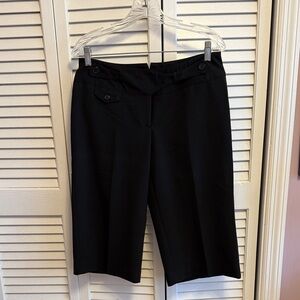 White House Black Market Black Capris